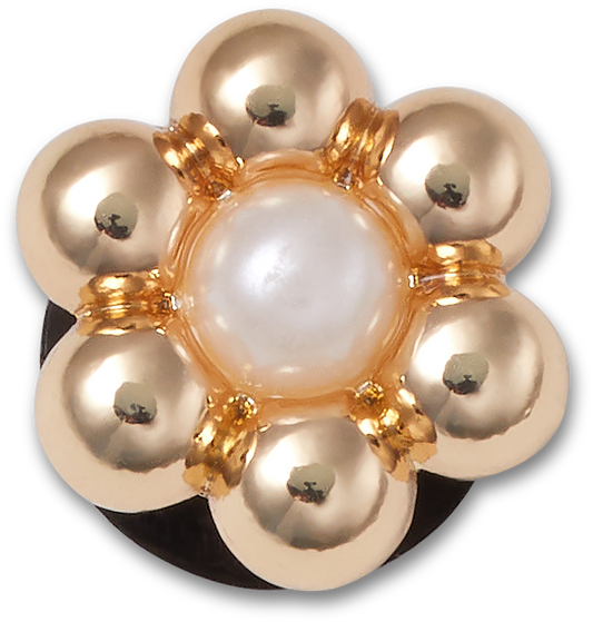 Jibbitz™  GOLD AND PEARL TINY FLOWER