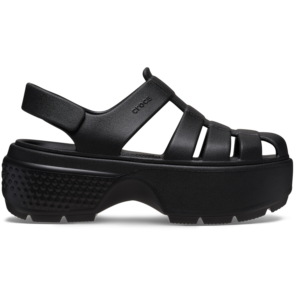 Crocs Stomp Fisherman Sandal Black