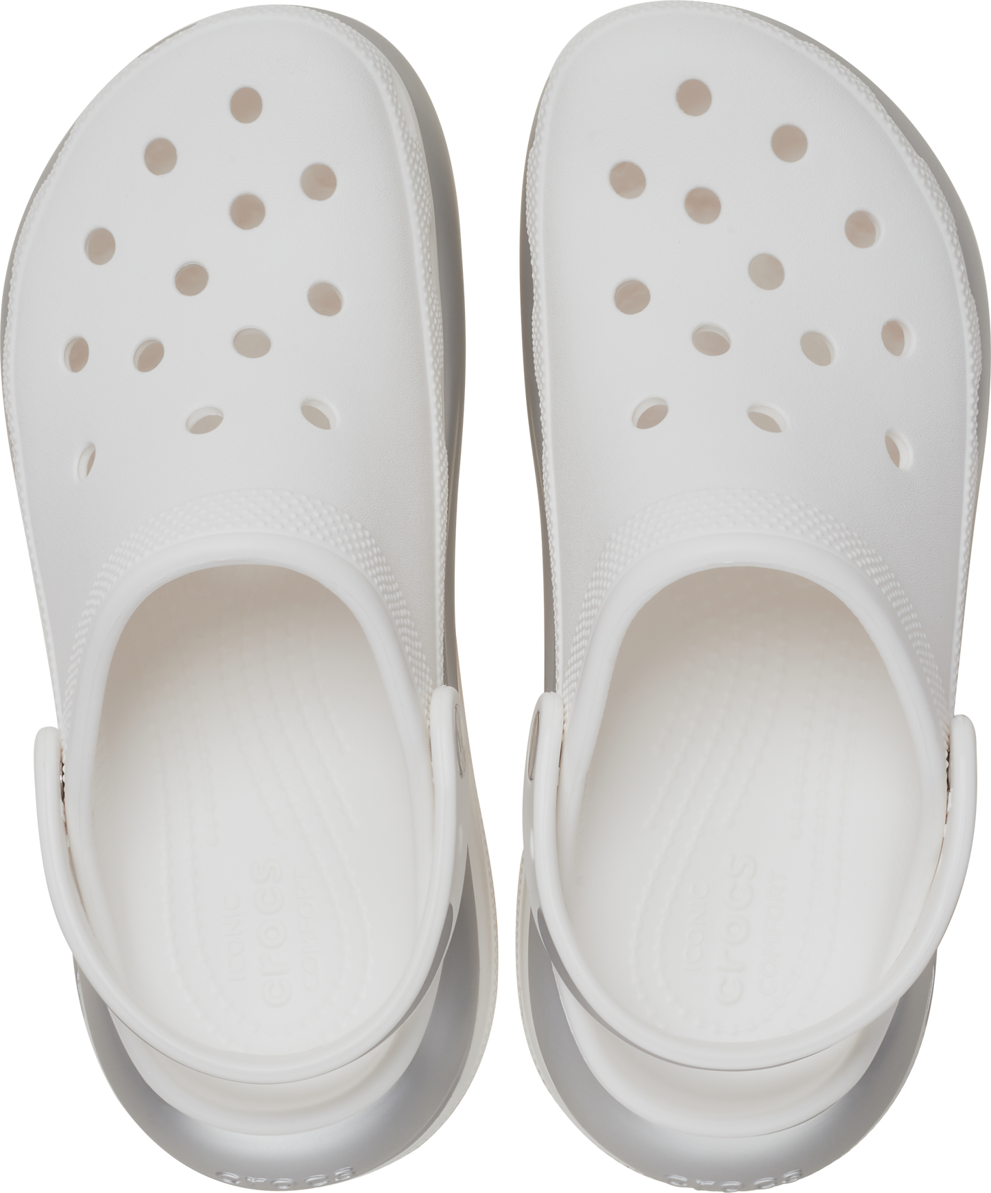 Crocs Mega Crush Metallic Clog White / Silver