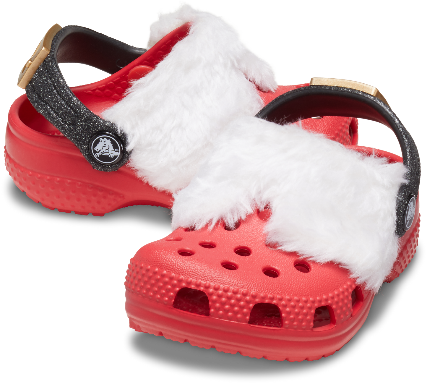 CROCS LITTLES SANTA UNISEX KIDS - VARSITY RED/MULTI