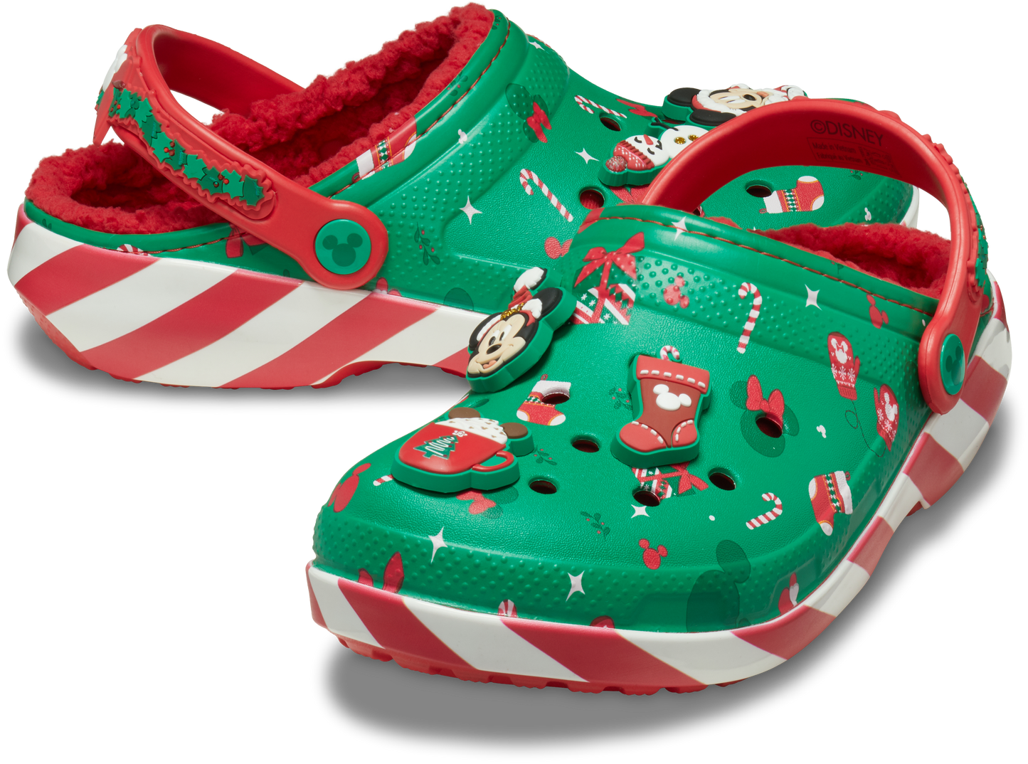 CROCS MICKEY XMAS LINED CLASSIC CLOG UNISEX ADULT - MULTI