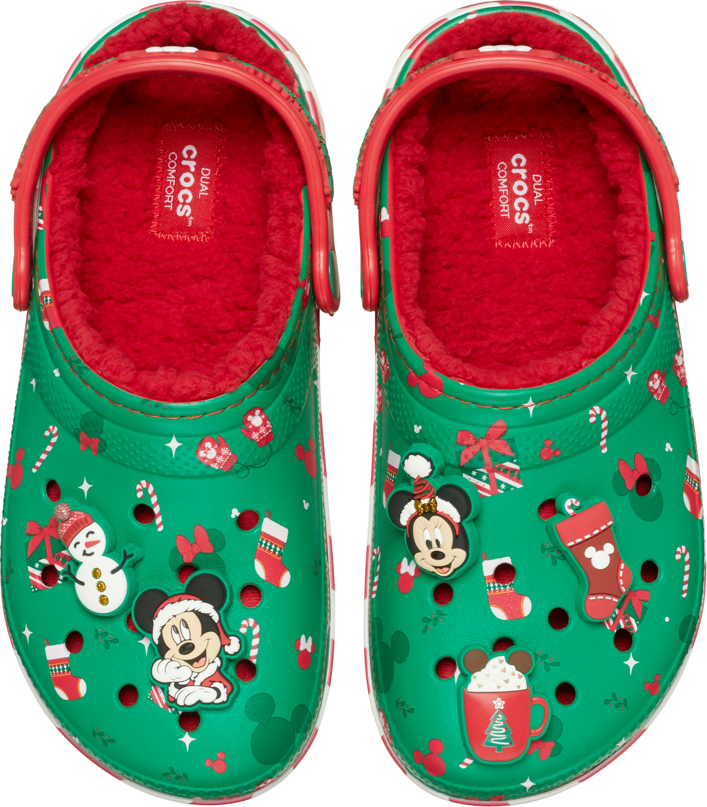 CROCS MICKEY XMAS LINED CLASSIC CLOG UNISEX ADULT - MULTI