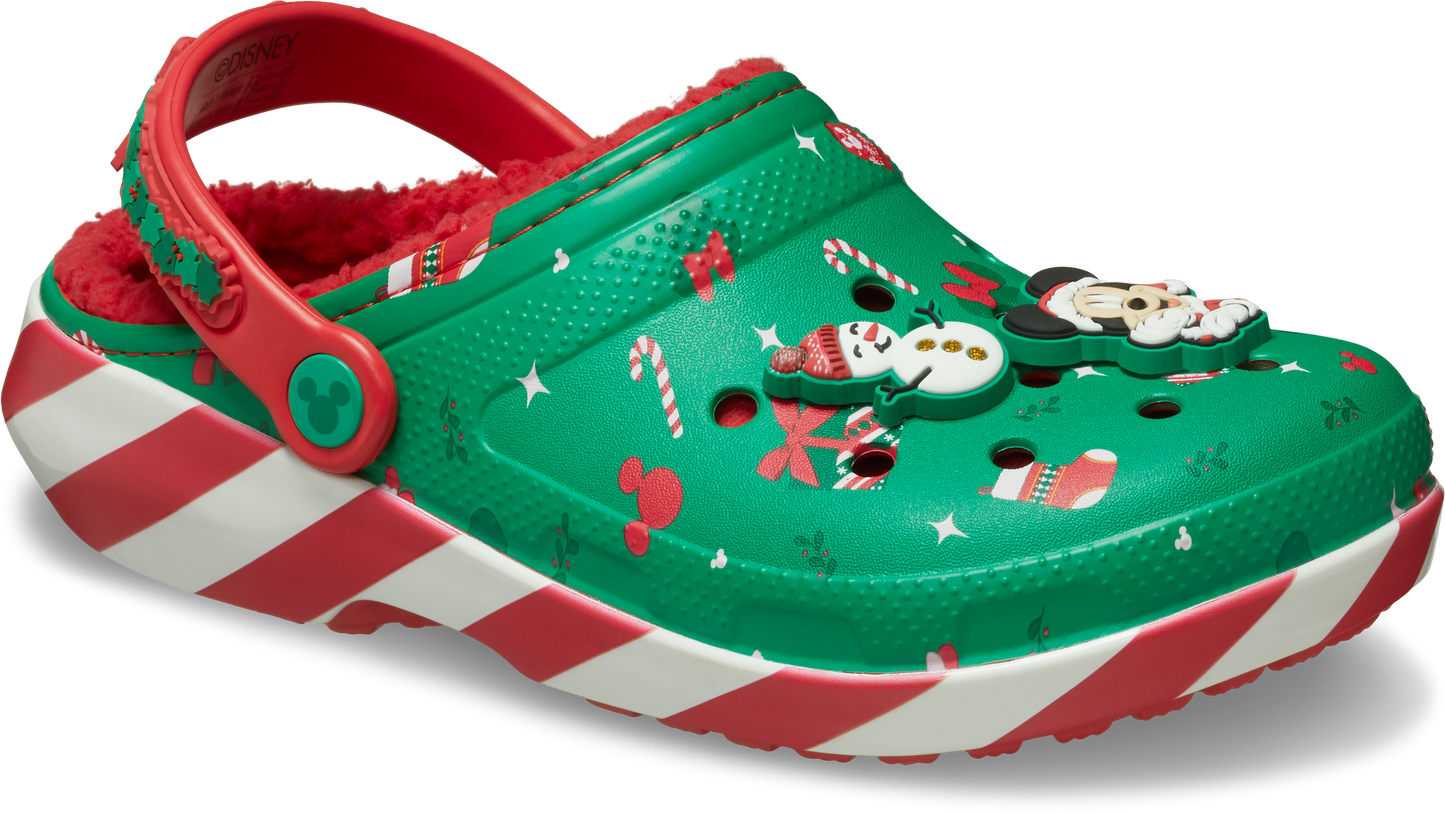 CROCS MICKEY XMAS LINED CLASSIC CLOG UNISEX ADULT - MULTI